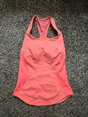 lululemon athletica Coral Racerback Tank Top